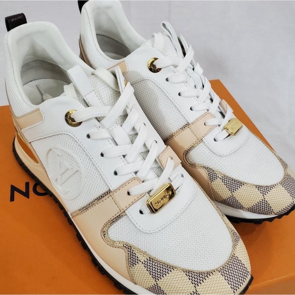 LOUIS VUITTON WOMENS RUN AWAY SNEAKER-SIZE 38 - Picture 2 of 7